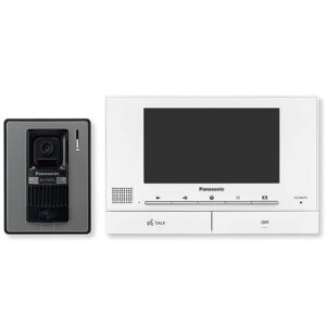 Image of Panasonic Video Door Phone System having both indoor display screen and outdoor Bell unit with Camera