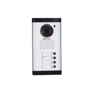 Image contain Outdoor unit of Video Door Phone with 4 bell , it is used for 4 floor building. model no CP-PAV-C34